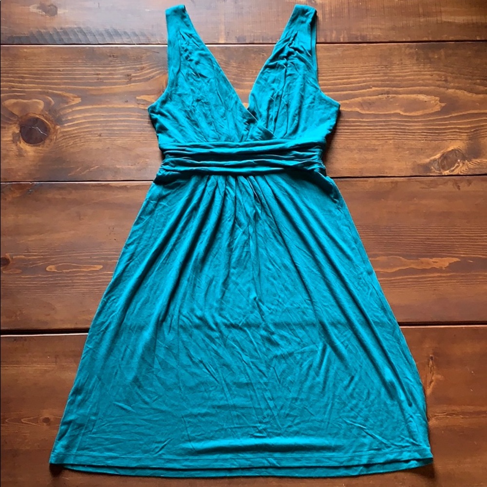 Loft teal dress